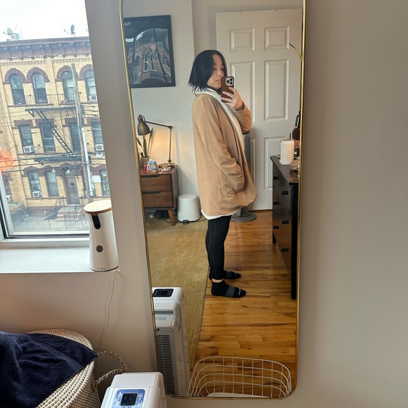 land’s end • sherpa lined open cardigan - Picture 4 of 10